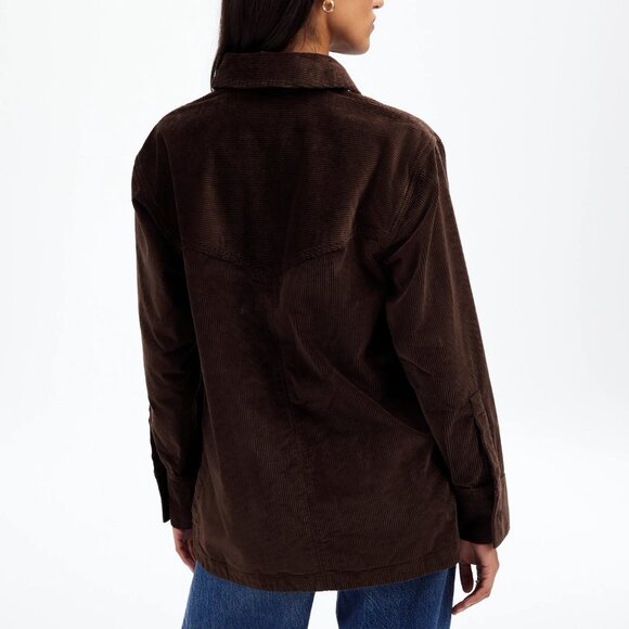 NWT Madewell Corduroy Relaxed Shirt-Jacket - Picture 3 of 12